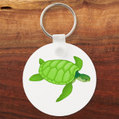 Porte-clés Porte - clé de la tortue verte