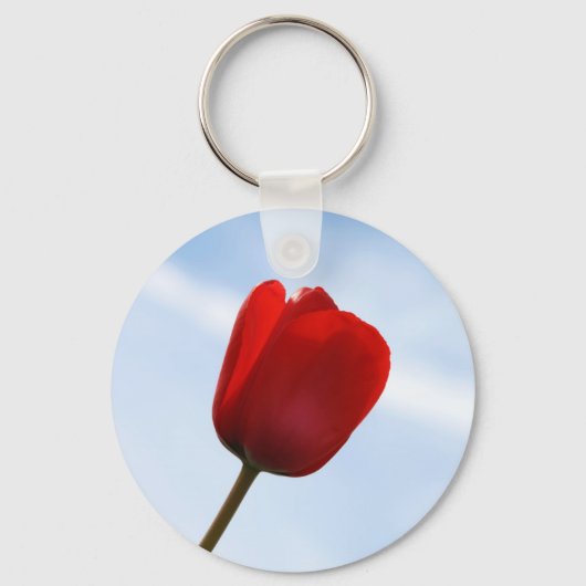 Porte-clés Porte - clé de la Tulipe rouge (Recto)