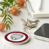 Porte-clés Porte - clé de Lacrosse Goalie (Côté)