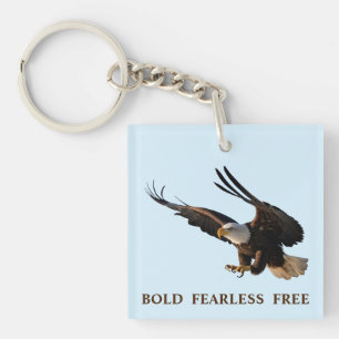 Porte-clés Porte - clé de l'aigle en marche vers le bas