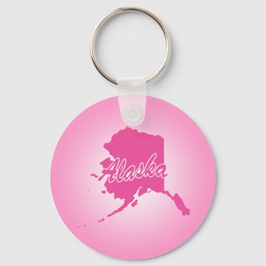 Porte-clés Porte - clé de l'Alaska de Pink State (Recto)