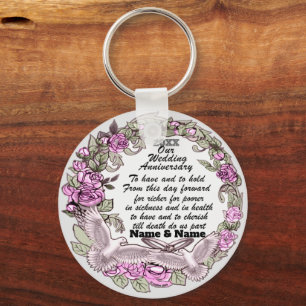 Porte-clés porte - clé de l'anniversaire mariage