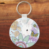 Porte-clés Porte - clé de lapin d'automne (Recto)