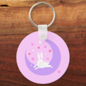 Porte-clés Porte - clé de lapin de lune (Recto)