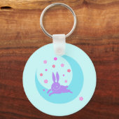 Porte-clés Porte - clé de lapin de lune (Recto)