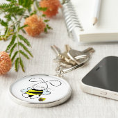 Porte-clés Porte - clé de lapin de miel (Côté)