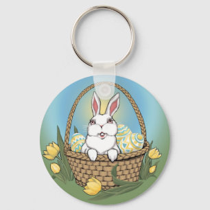Porte-clés Porte - clé de lapin de Pâques fêtes de Pâques