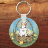 Porte-clés Porte - clé de lapin de Pâques fêtes de Pâques (Recto)