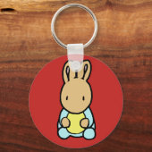 Porte-clés Porte - clé de lapin doux (Recto)