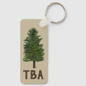 Porte-clés Porte - clé de l'arbre des pins (Verso)