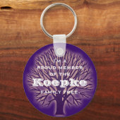 Porte-clés Porte - clé de l'arbre familial "Membre fier" (Recto)