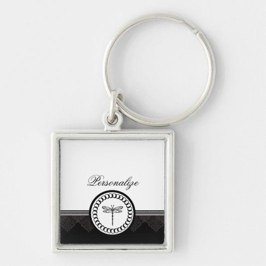 Porte-clés Porte - clé de l'Emblème de libellules d'ébène (Devant)