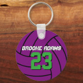 Porte-clés Porte - clé de l'équipe sportive de volley-ball vi (Recto)