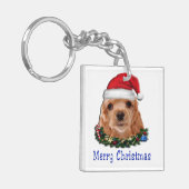 Porte-clés Porte - clé de l'espagne Cocker (Devant gauche)