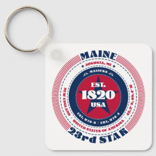 Porte-clés Porte - clé de l'État du Maine