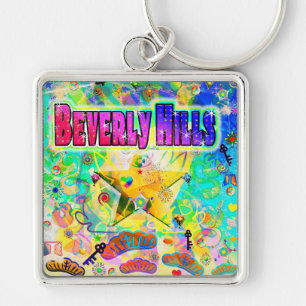 Porte-clés Porte - clé de l'heure d'époque de Beverly Hills