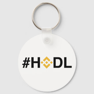 Porte-clés porte - clé de liaison #HODL (BNB)