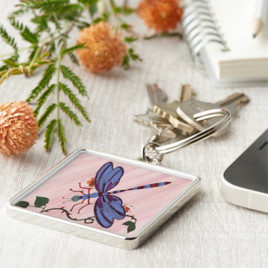 Porte-clés Porte - clé de libellules (Côté)