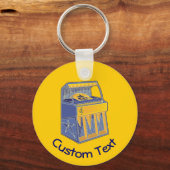 Porte-clés Porte - clé de librairie rétro (Recto)