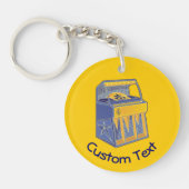 Porte-clés Porte - clé de librairie rétro (Devant)