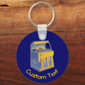 Porte-clés Porte - clé de librairie rétro (Recto)