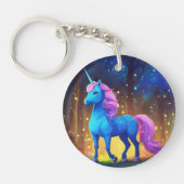 Porte-clés Porte - clé de licorne acrylique (Devant)