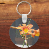 Porte-clés porte - clé de lièvre orange (Recto)