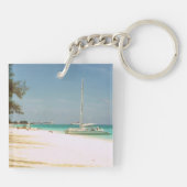 Porte-clés Porte - clé de l'île Grand Cayman (Dos)