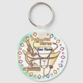 Porte-clés porte - clé de l'infirmière dévouée cool (Recto)