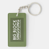 Porte-clés Porte - clé de lingot de BBSS (Dos)