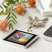 Porte-clés porte - clé de lion de rêve (Côté)