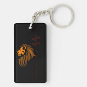 Porte-clés Porte - clé de Lion Menorah (Dos)