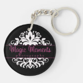 Porte-clés Porte - clé de logo de 2-Sided de "MMP" (Dos)