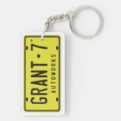 Porte-clés Porte - clé de logo de G7 (Dos)