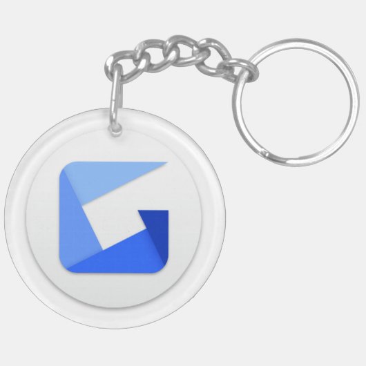 Porte-clés Porte - clé de logo de Gyazo (Dos gauche)