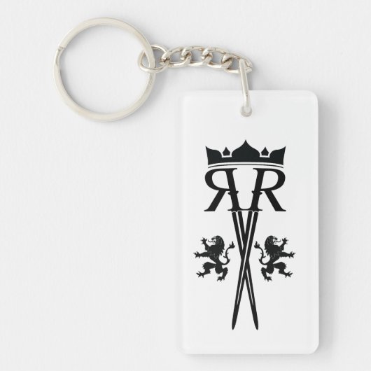 Porte-clés Porte - clé de logo de rr (Devant)