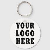 Porte-clés Porte - clé de logo d'entreprise personnalisé (Verso)