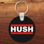 Porte-clés Porte - clé de logo Hush (Recto)
