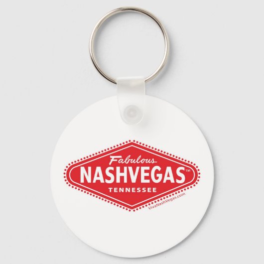 Porte-clés Porte - clé de logo NASHVEGAS TM fabuleux (Recto)