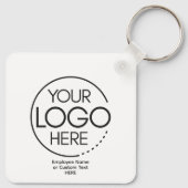 Porte-clés Porte - clé de logo personnalisé (Dos)