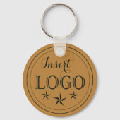 Porte-clés Porte - clé de logo personnalisé avec code QR (Recto)