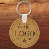 Porte-clés Porte - clé de logo personnalisé avec code QR (Recto)