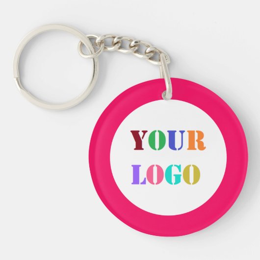 Porte-clés Porte - clé de logo professionnel personnalisé - v (Devant)