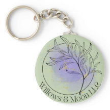 Porte - clé de logo Willows & Moon