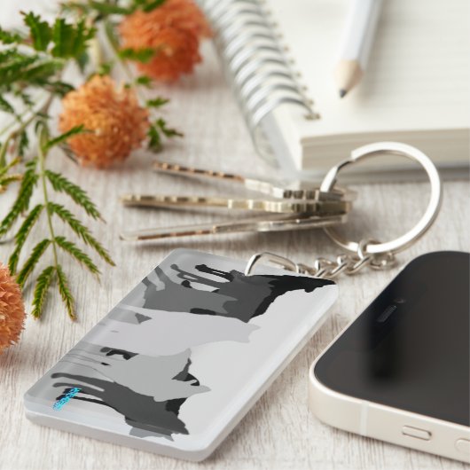 Porte-clés Porte - clé de loup (Devant droit)