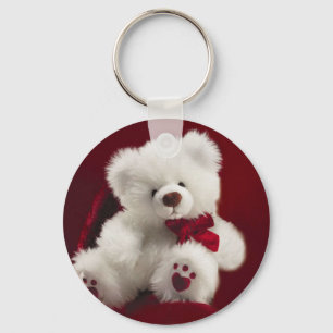 Porte-clés Porte - clé de l'ours blanc Teddy