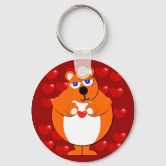 PORTE-CLÉS PORTE - CLÉ DE L'OURS DU COEUR