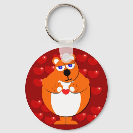 PORTE-CLÉS PORTE - CLÉ DE L'OURS DU COEUR (Recto)