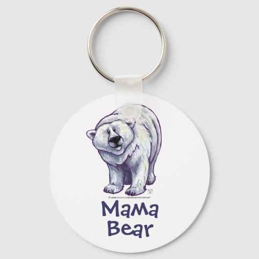 Porte-clés Porte - clé de l'ours polaire de maman (Recto)