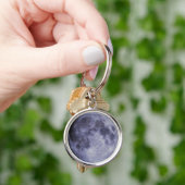 Porte-clés Porte - clé de lune bleue (main)